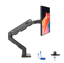 HUANUO SS21 Ultrawide Monitor Arm 27-49in 35lb Desk Clamp/Grommet Open Box picture