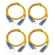 Lot of (4) Fiberdyne Labs Cable Assembly SM Duplex ST/UPC-ST/UPC 1 Meter picture