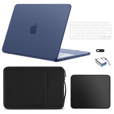EooCoo for MacBook Neo Case 13 inch 2026, 6-in-1 Kit Matte Indigo picture