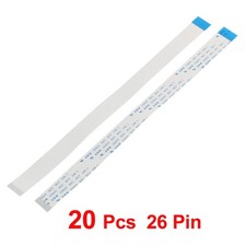 B Type 20Pcs 0.5mm Pitch 26 Pin AWM 20624 80C 60V VW-1 FFC Cable 200mm picture