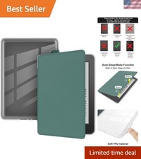 Waterproof Kindle Paperwhite Case 10th Gen – Dark Green, Slim Fit Design picture