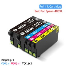 405XL Ink Cartridge For Epson WF-3820/25 WF-4820/25/30 WF-7840/30/35 5PC Europe picture