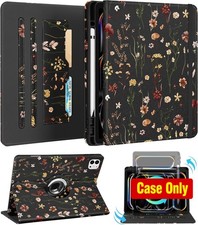 Case for iPad Pro 13 inch M4(2024) / M5(2025), Retro Flower Design picture