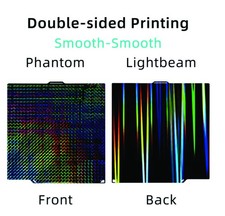 New Professional-Grade 3D Build Plate 260x271mm - 2 sided, Phantom & Lightbeam picture