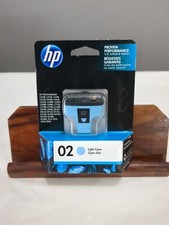 2 HP Genuine 02  Ink Light Cyan Cartridge [Brand New] Expired: AUG 2018 picture