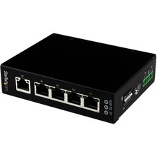 StarTech 5 Port Unmanaged Industrial Gigabit Ethernet Switch, DIN Rail / picture