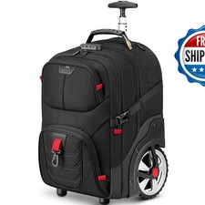 MATEIN 17 Inch Laptop Roller Backpack with Wheels picture