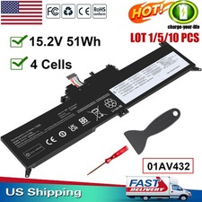 ✅LOT Battery 00HW026 00HW027 01AV433 for Lenovo ThinkPad Yoga 260 370 X380 picture
