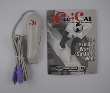 Vintage Digital Convergence CueCat Barcode Scanner + Manual PS/2 2000 picture