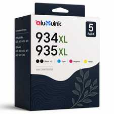 5PK High Yield 934 XL 935 XL Ink Cartridges for  Officejet Pro 6830 6835 6230 picture