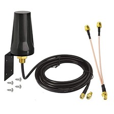 Cellular Trail Camera Antenna 4G LTE 5dBi SMA Omni Directional Wall Mount 10ft picture