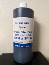 PREMIUM COMPATIBLE EPSON GRAPHIC BLACK DYE INK FOR SCREEN PRINTING (1,000ML) picture