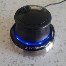3Dconnexion SpaceNavigator USB Wired 3D Mouse Controller Black/Silver 3DX-600028 picture