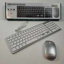 Wireless Keyboard & Mouse Combo 2.4G Bluetooth Rechargeable High Quality picture