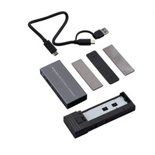 10Gbps Mobile External SSD Adapter Case Dual-in-One Design Hub+Hdd Enclosure picture