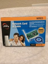 Network Everywhere Wired Network Card And Cable Model NC100U-WM New In Box picture