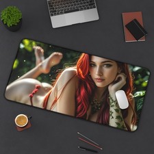 Poison Ivy DC Comics XXL Gaming Mouse Pad Desk Mat Gamer Setup picture