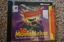 NEW MICROSOFT 3D MOVIE MAKER CD ROM Windows 95 in Original Sealed Case 1996 picture