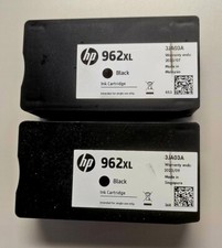 2 GENTLY used Genuine HP 962XL Black Ink Cartridges, my HP Printer Broke picture