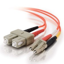 C2G 30m LC-SC 50/125 OM2 Duplex Multimode PVC Fibre Optic Cable (LSZH) - Orange picture
