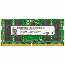 Micron 16GB DDR5 5600 PC5-44800 1Rx8 SODIMM Laptop Memory RAM MTC8C1084S1SC56BD1 picture