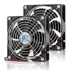 120mm 12V Computer Fan 2-Pin DC Cooling Fan 1800RPM Dual Ball Bearing 12 Volt Hi picture