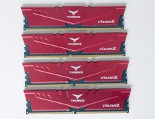 TeamGroup T-Force Vulcan 32GB (4x8GB) DDR4-3000 RAM TLZRD49G3000HC16CBK-SDRAM picture