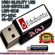 Edubuntu 24.04.3 LTS USB Live Installer – Ubuntu for Schools – 64 Bit PC/MAC picture