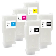 5PC PFI-320 Refillable Ink Cartridge For Canon TM-200 TM-205 TM-300 TM-305 picture
