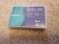 NEW SEALED GENUINE OEM Sony SDX1-35C AIT-1 Data Tape Cartridge 35GB/91GB picture