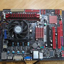 Motherboard+RAM+CPU | BIOSTAR A880G+ MicroATX Socket AM3 AMD / 2x4gb DDR3 picture