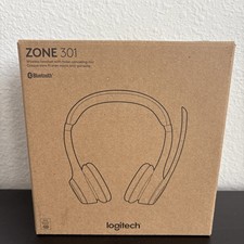 Logitech Zone 301 Wireless Headset Bluetooth Noise-Canceling Mic Open Box  picture