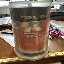 New Great Quality 100 pack CD-R 52x 700mb 80 min picture