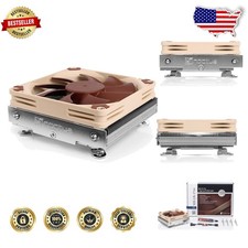 Low-Profile CPU Cooler, Ultra-Quiet 37mm ITX, Copper/Aluminum, 92mm PWM Fan, ... picture