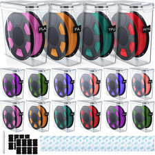 16 Pack 3D Printer Filament Storage Box - Portable Sealed Filament Container 4.0 picture