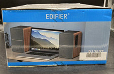 Edifier R1280T Powered Bookshelf Speakers Brown 42W RMS New in Box with Remote picture