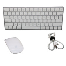 Apple A1644 Magic Keyboard A1296 Magic Mouse Wireless Bluetooth Bundle Tested picture