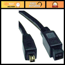 High-Speed FireWire 800 Cable 6ft (9pin/4pin) IEEE 1394b, Lifetime Warranty picture