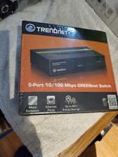 New TRENDnet TE100-S50G 5-Port 10/100 Mbps GREENnet Switch New in Sealed Box picture