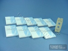 Leviton Acenti AC642-DFT Driftwood 2-Port Quickport Decora Wallplate Insert 10pc picture