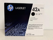 Genuine HP 42A Q5942A Black LaserJet Toner Cartridge picture