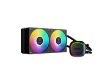 GAMDIAS AURA GL240 V2 240mm AIO Liquid CPU Cooler, Rotatable Pump Cover, 2 x picture