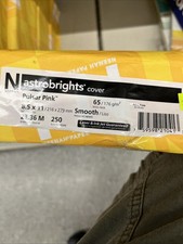 Astrobrights Colored Cardstock, 8.5 x 11, 65lb (176gsm), Pulsar Pink, 250 Sheets picture