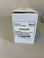 2 Premium Black Laser Toner Cartridges CBTN436K picture