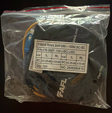 FIBER Test Reel SMF28E+ Single-Mode 150m SC-SC Yellow Fiber Optic Cable FR-SMF picture