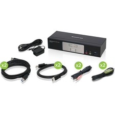 IOGEAR GCS1932 2-Port DisplayPort 1.2 KVMP Switch with USB 3.1 Gen1 Hub & Audio picture