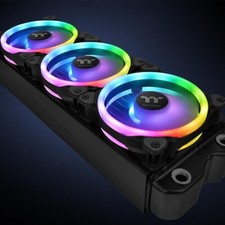 Thermaltake 120mm RIING TRIO RGB Radiator Fan 3 Pack RGB CL-F072-PL12SW-A  -F35 picture