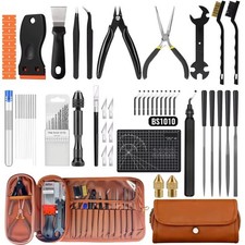 66Pcs 3D Printer Tool Kit Deburring Scraper Nozzle Cleaning Case picture