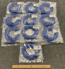 Lot of 19 Legrand C2G 15FT CAT6 Ethernet Cable - Blue 00803 - Open Box - picture