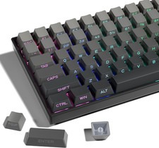 XVX PBT Keycaps - Side Printed Keycaps 60 65 75 100 Percent, Double Shot Shine t picture